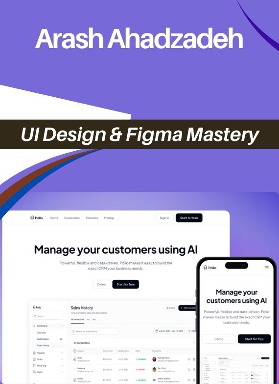 Arash Ahadzadeh – UI Design & Figma Mastery