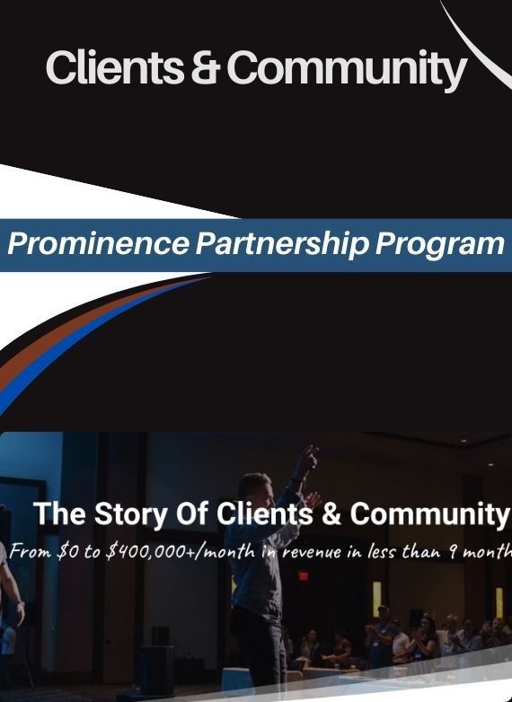 Clients & Community – Prominence Partnership Program