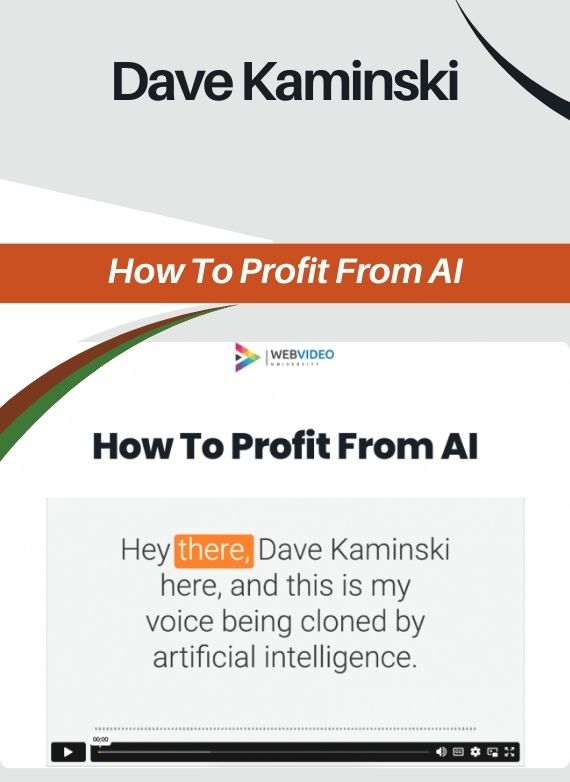 Dave Kaminski – How To Profit From AI