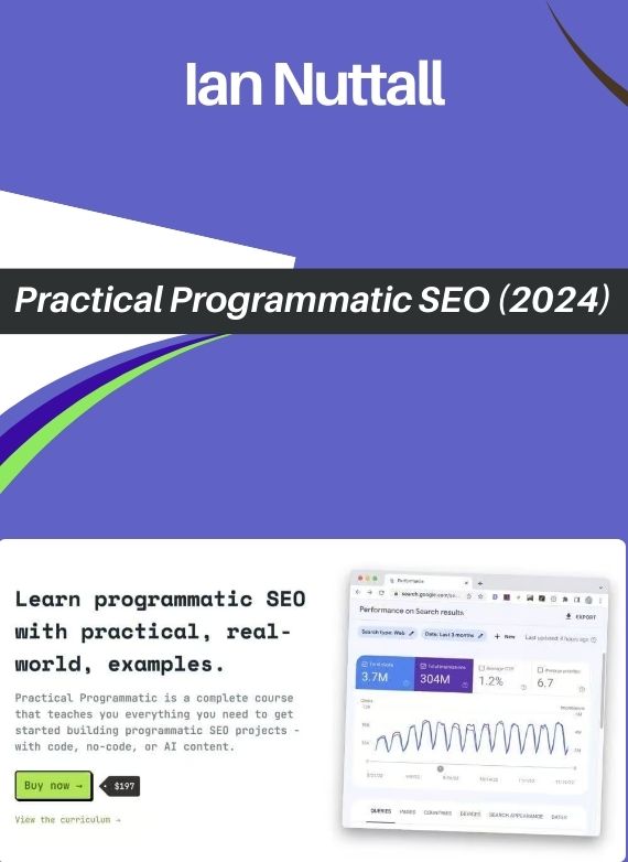 Ian Nuttall – Practical Programmatic SEO (2024)