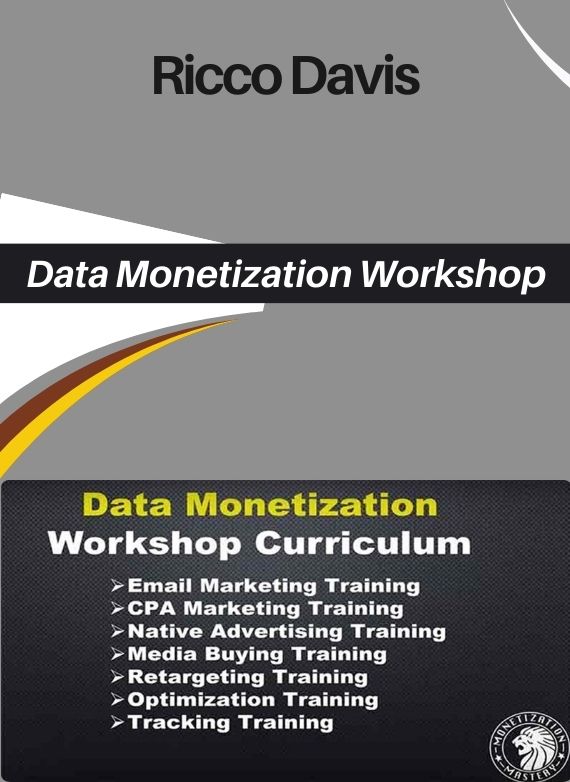 Ricco Davis – Data Monetization Workshop