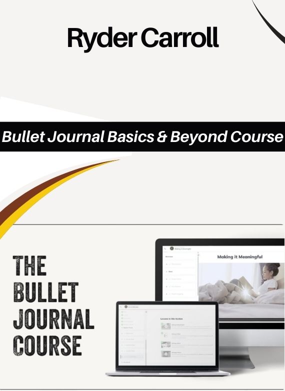 Ryder Carroll – Bullet Journal Basics & Beyond Course