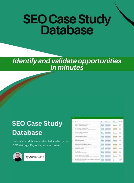 SEO Case Study Database - Identify and validate opportunities in minutes